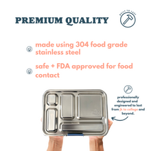 Load image into Gallery viewer, The Good Kiind Stainless Steel The Explorer™ Bento Lunch Box
