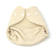 Load image into Gallery viewer, Natural Wool Snap Wrap Diaper Cover
