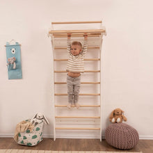 Load image into Gallery viewer, Wood and Hearts Eco-Friendly Wooden Kids&#39; Swedish Wall
