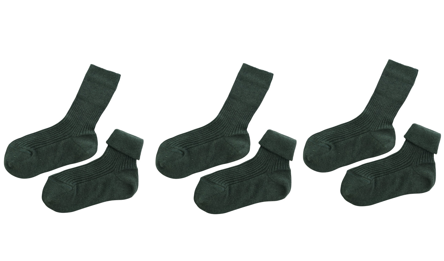 tittimitti® 100% Organic Cotton Kids Socks (3-Pack) – Made in Italy, Unisex, Soft & Breathable for Boys & Girls.