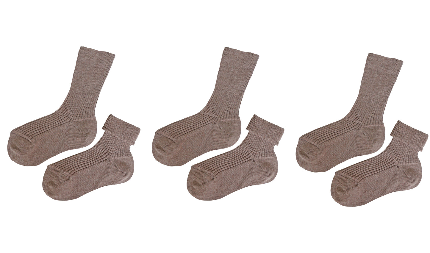 tittimitti® 100% Organic Cotton Kids Socks (3-Pack) – Made in Italy, Unisex, Soft & Breathable for Boys & Girls.