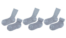 Load image into Gallery viewer, tittimitti® 100% Organic Cotton Kids Socks (3-Pack) – Made in Italy, Unisex, Soft &amp; Breathable for Boys &amp; Girls.

