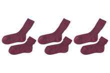 Load image into Gallery viewer, tittimitti® 100% Organic Cotton Kids Socks (3-Pack) – Made in Italy, Unisex, Soft &amp; Breathable for Boys &amp; Girls.

