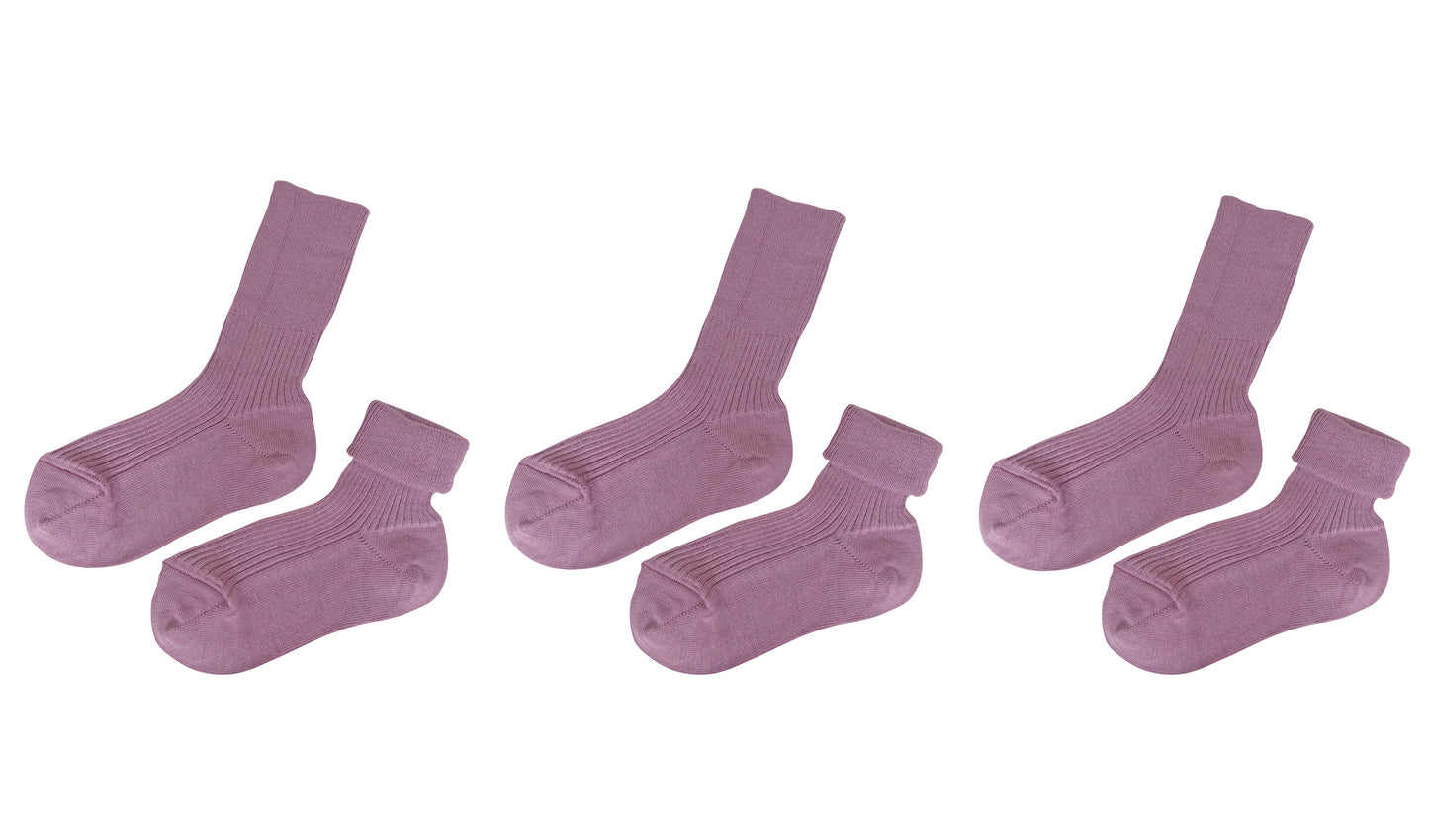 tittimitti® 100% Organic Cotton Kids Socks (3-Pack) – Made in Italy, Unisex, Soft & Breathable for Boys & Girls.