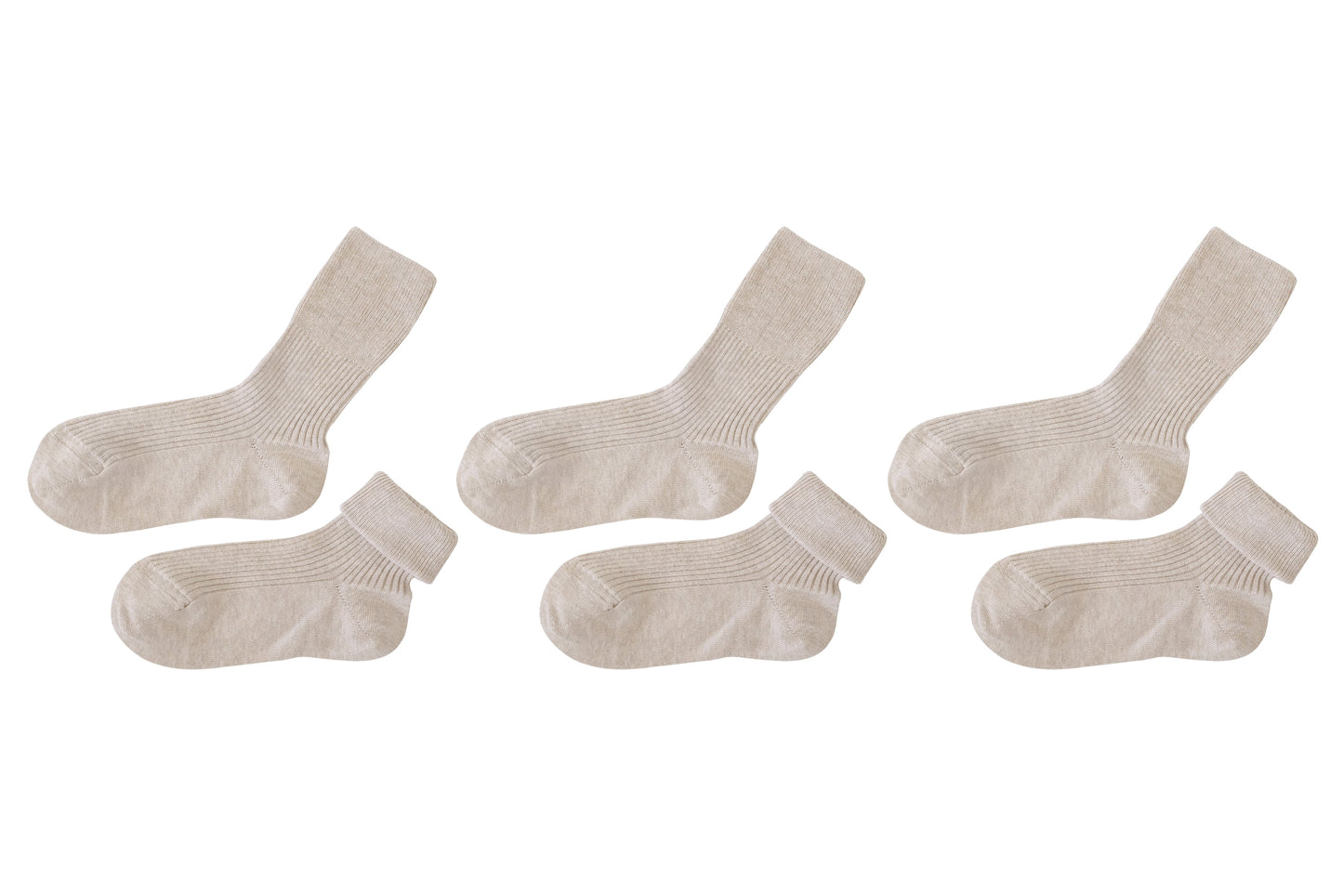 tittimitti® 100% Organic Cotton Kids Socks (3-Pack) – Made in Italy, Unisex, Soft & Breathable for Boys & Girls.