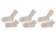 Load image into Gallery viewer, tittimitti® 100% Organic Cotton Kids Socks (3-Pack) – Made in Italy, Unisex, Soft &amp; Breathable for Boys &amp; Girls.
