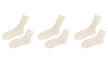 Load image into Gallery viewer, tittimitti® 100% Organic Cotton Kids Socks (3-Pack) – Made in Italy, Unisex, Soft &amp; Breathable for Boys &amp; Girls.
