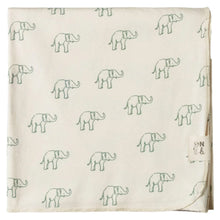 Load image into Gallery viewer, Muslin Wrap - Elephant Print
