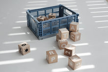 Load image into Gallery viewer, Wooden Math Blocks in White - Wood
