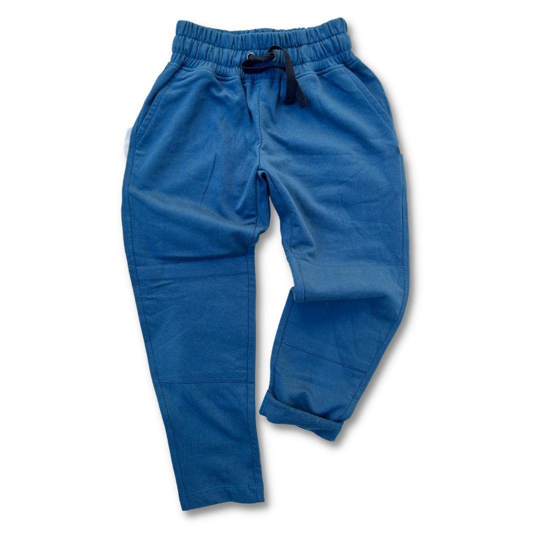 Jackalo Organic Cotton Kai Sweatpants - Peacock Blue