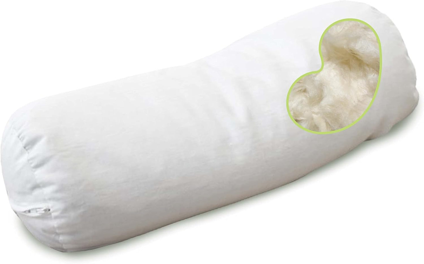 Organic Kapok Sleep Bed Pillows with 100% Organic Cotton Fabric - Plant Based Vegan
