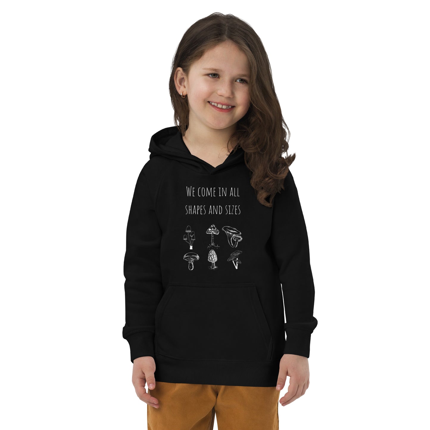 Organic Nature Diversity Inclusion Kids' Unisex Hoodie | Mushrooms
