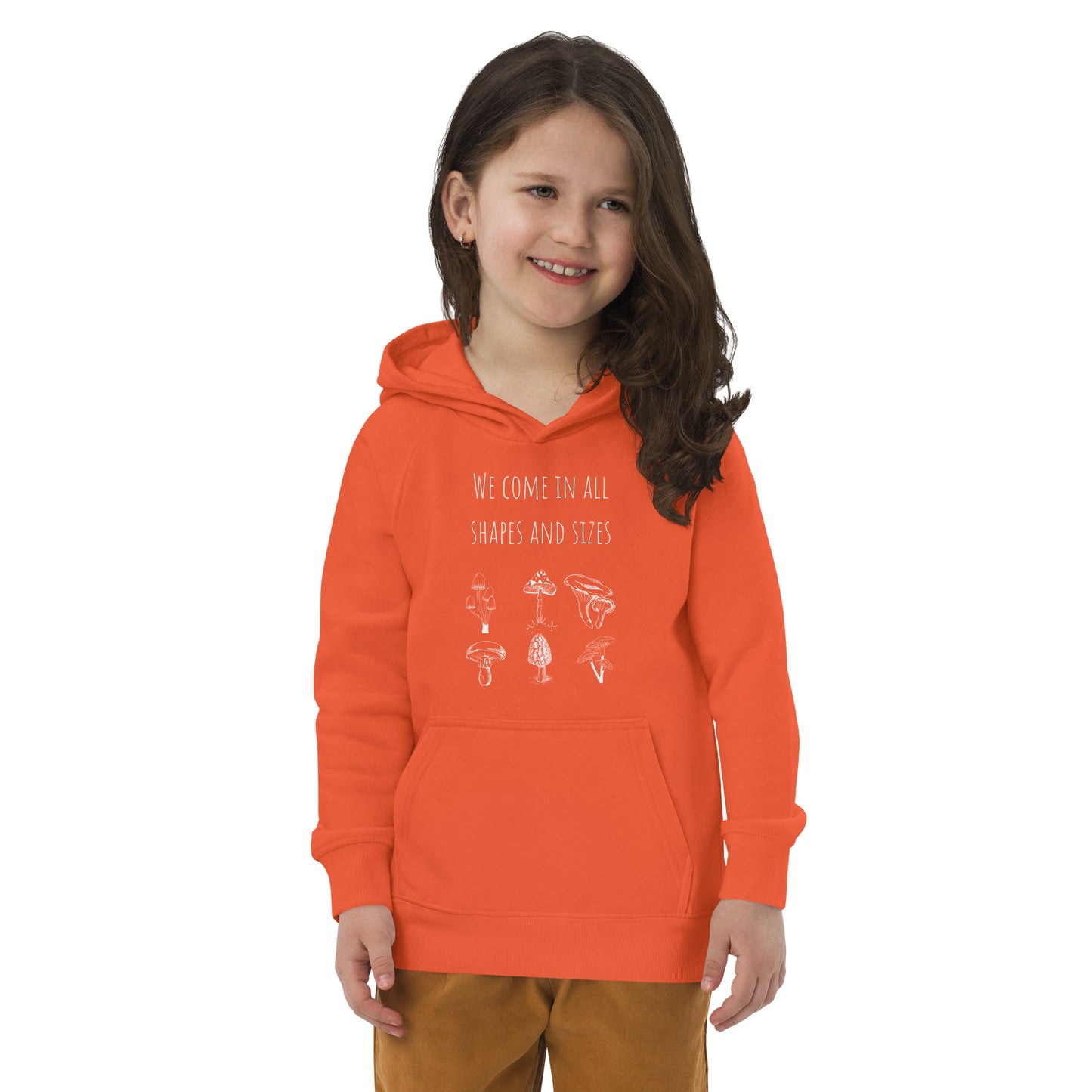 Organic Nature Diversity Inclusion Kids' Unisex Hoodie | Mushrooms