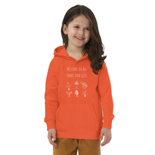 Load image into Gallery viewer, Organic Nature Diversity Inclusion Kids&#39; Unisex Hoodie | Mushrooms

