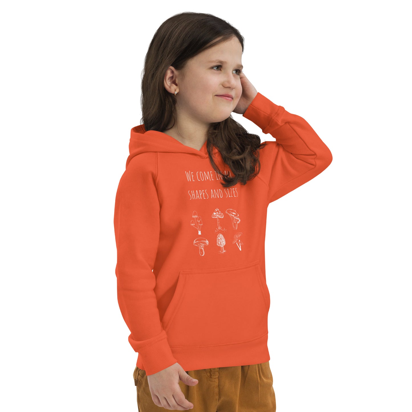 Organic Nature Diversity Inclusion Kids' Unisex Hoodie | Mushrooms