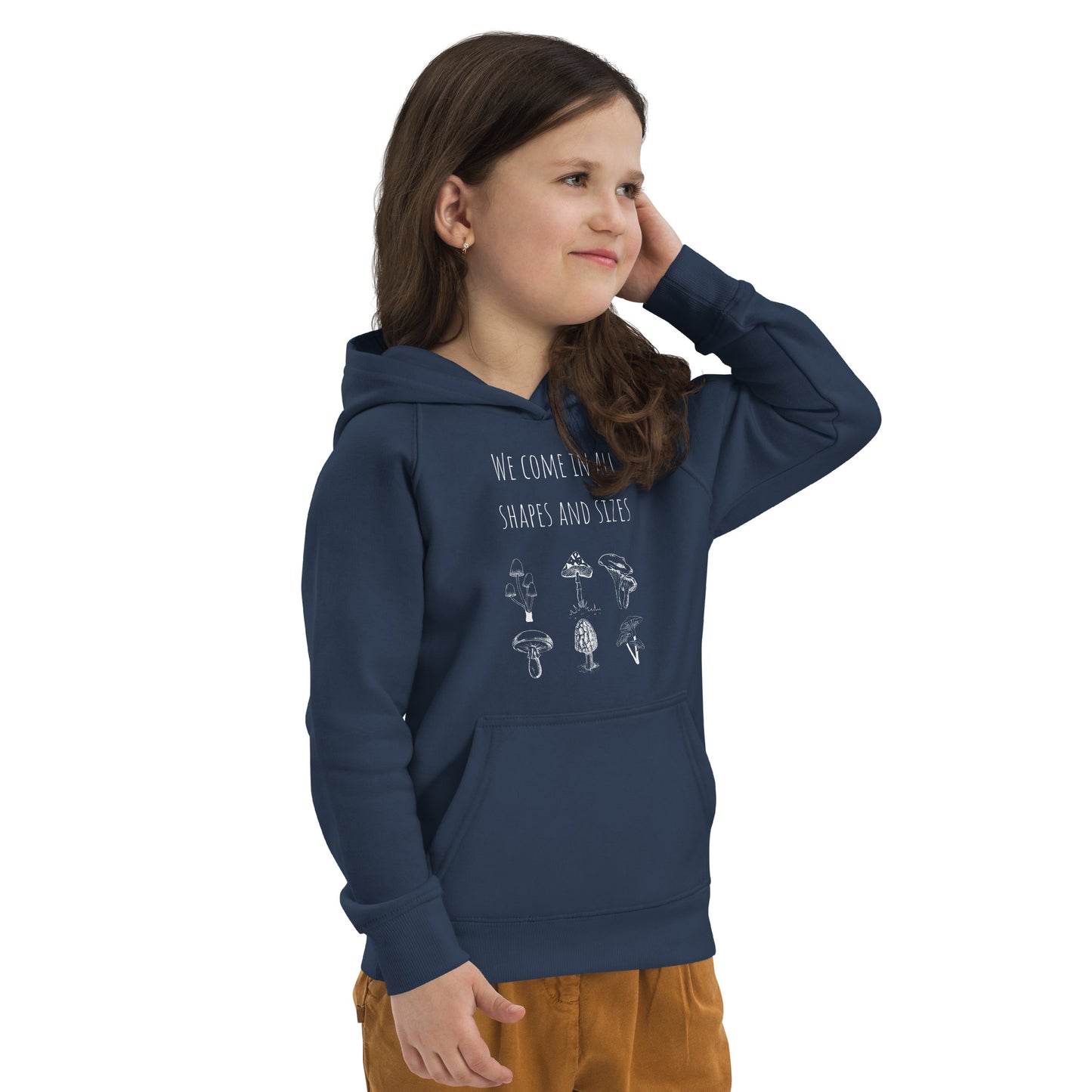 Organic Nature Diversity Inclusion Kids' Unisex Hoodie | Mushrooms