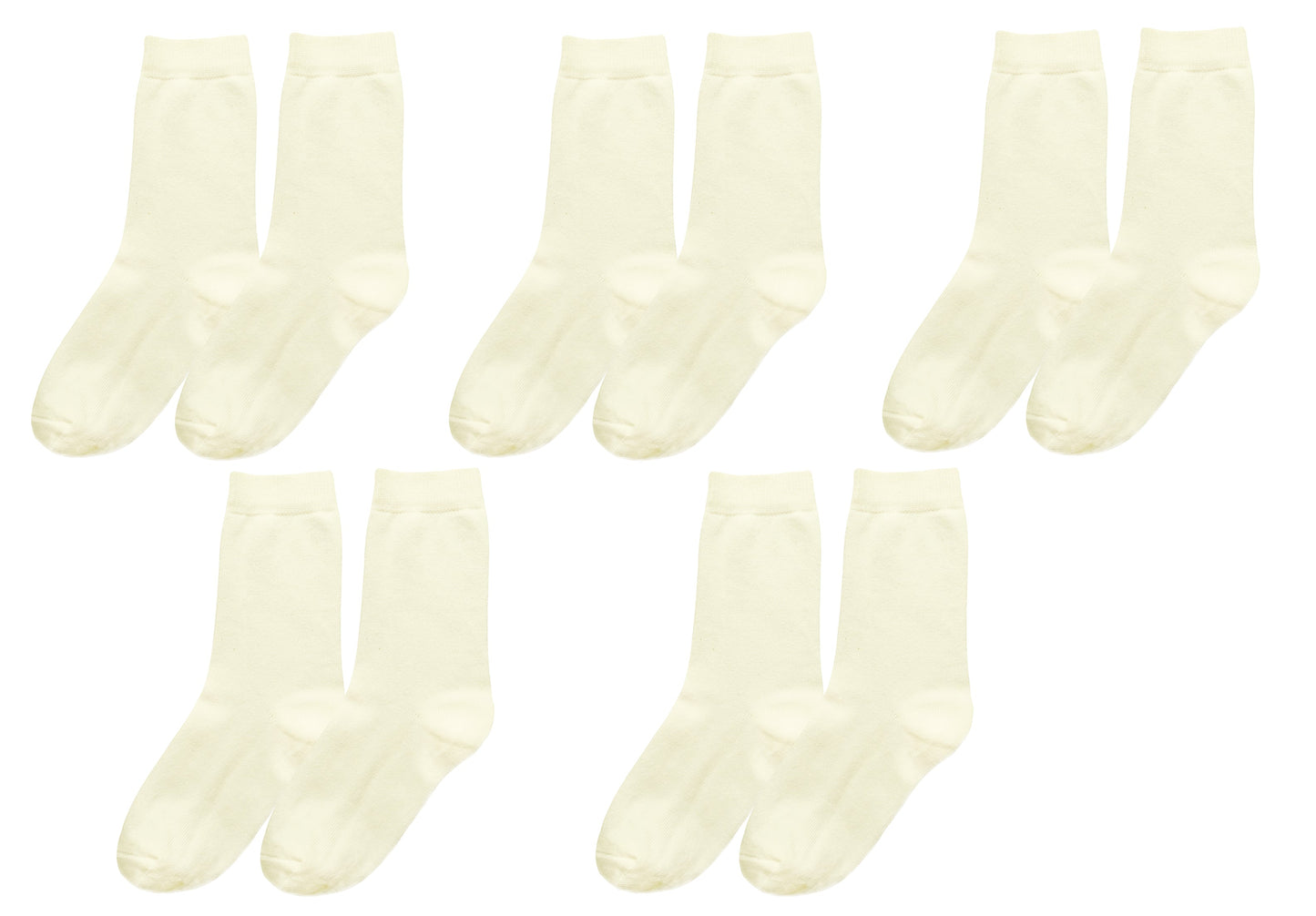 tittimitti® 98% GOTS Organic Cotton Children Kids Boy's Girl's Socks (5-pack)