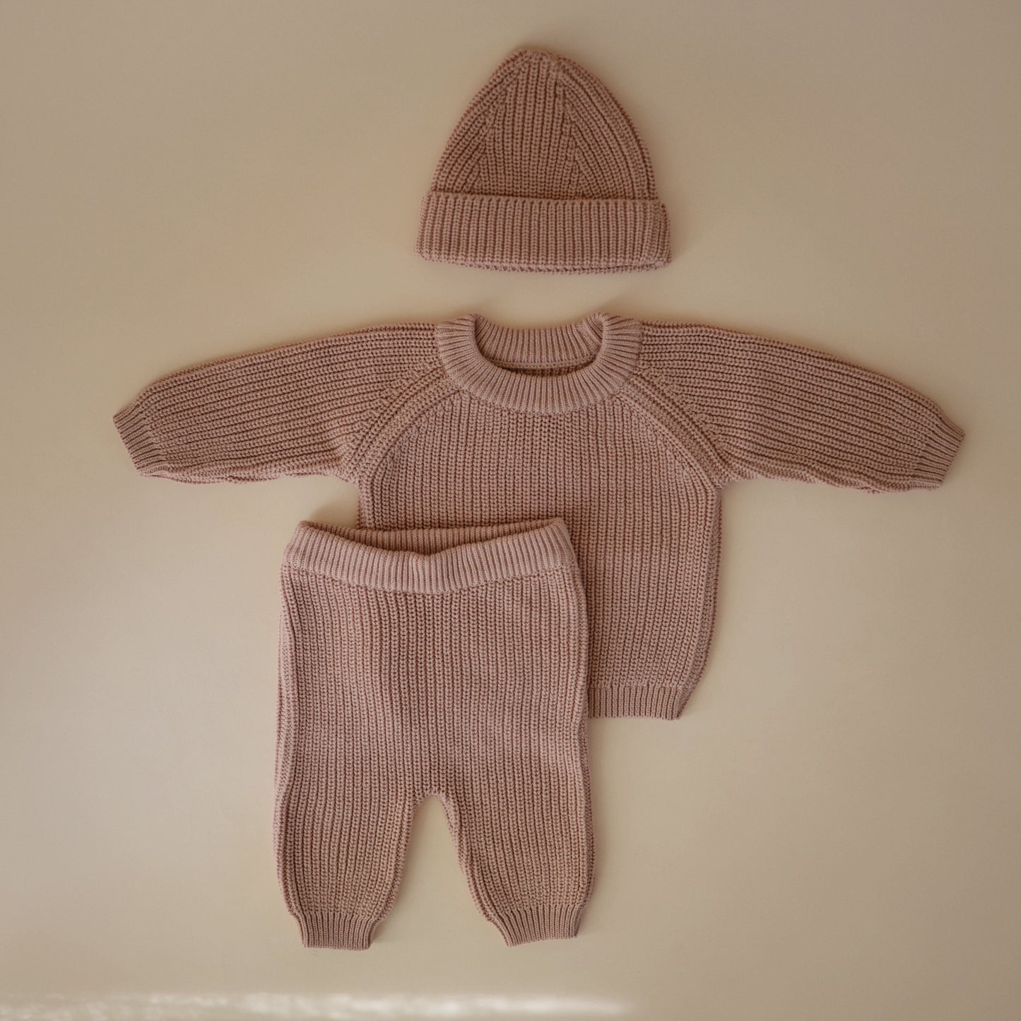 Mushie Organic Cotton Baby Chunky Knit Sweater