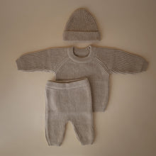 Load image into Gallery viewer, Mushie Organic Cotton Chunky Knit Baby Beanie
