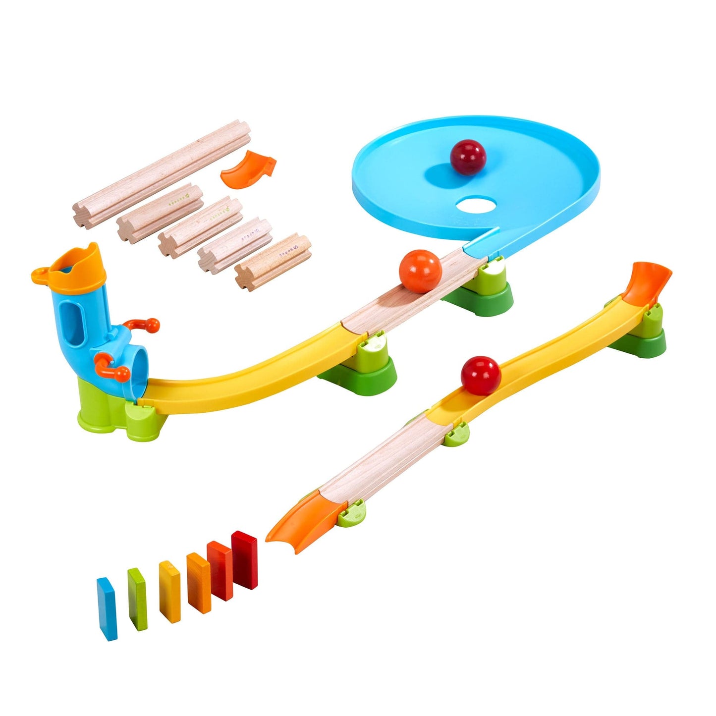 HABA Kullerbu Traffic Jam Ball Marble Run Track Set