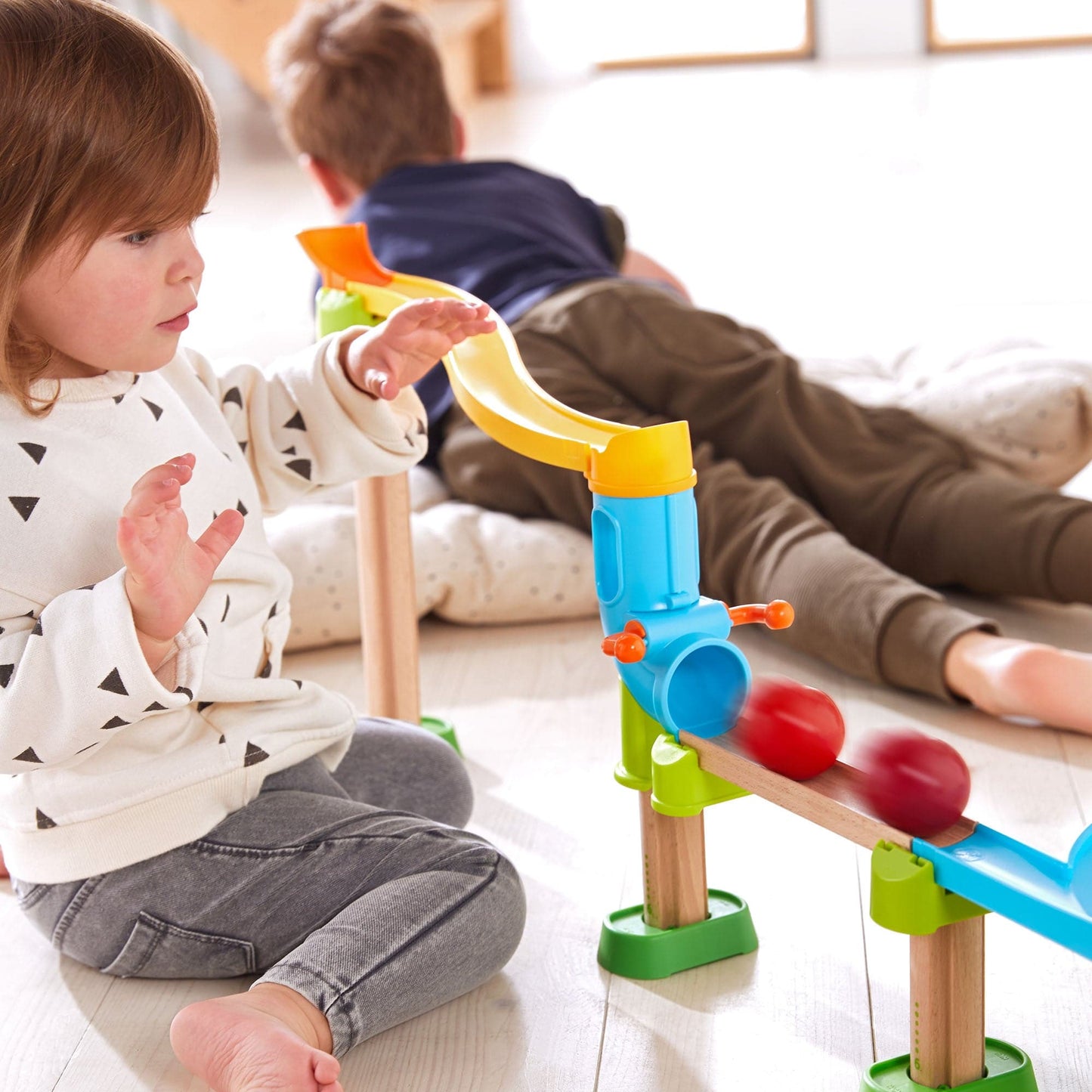 HABA Kullerbu Traffic Jam Ball Marble Run Track Set