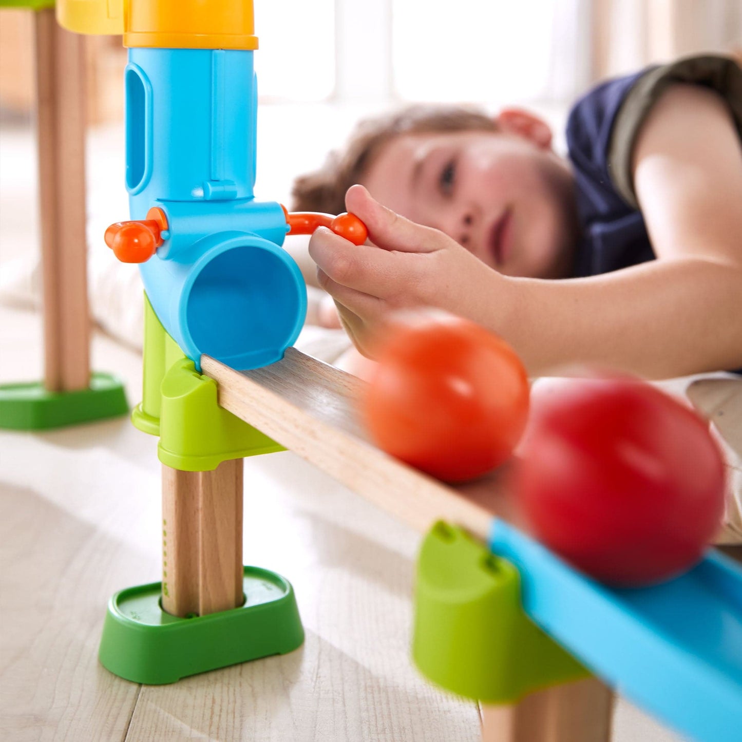 HABA Kullerbu Traffic Jam Ball Marble Run Track Set