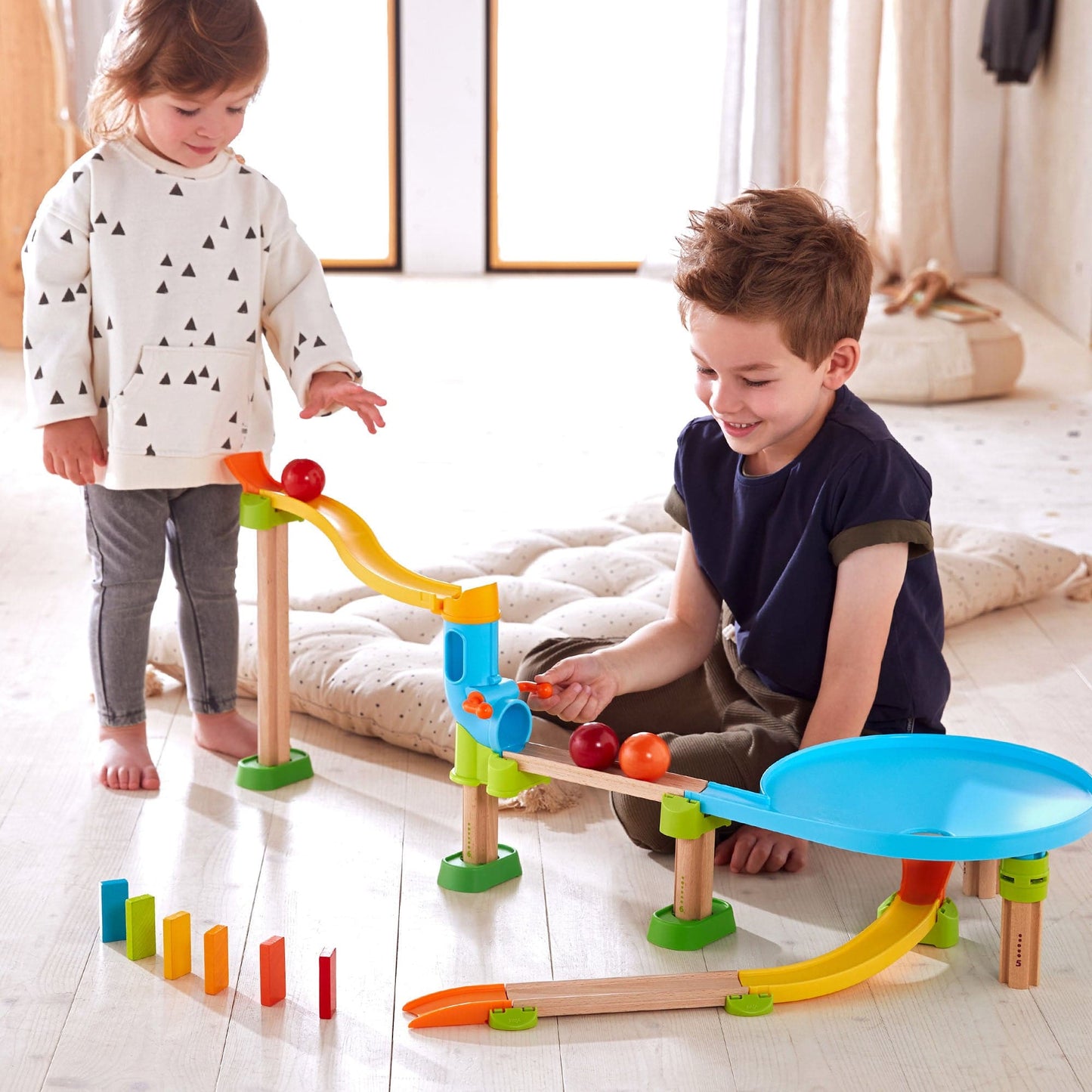 HABA Kullerbu Traffic Jam Ball Marble Run Track Set