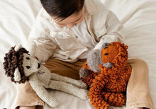 Load image into Gallery viewer, Finn + Emma Wool Knit Buddy Non-Toxic Organic Stuffy Toy | Opal the Oranguntan
