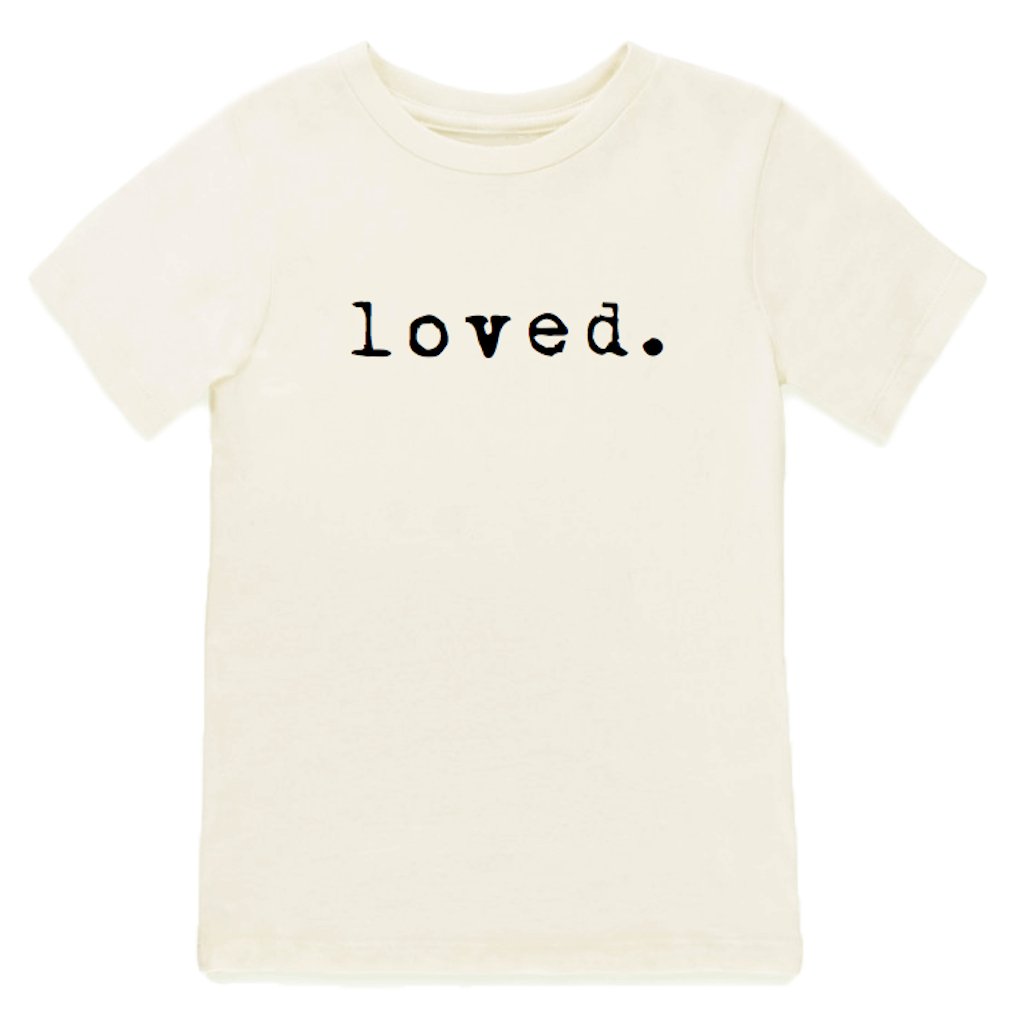 Loved Organic Cotton Kids T-Shirt – Short Sleeve, 2T–6Y