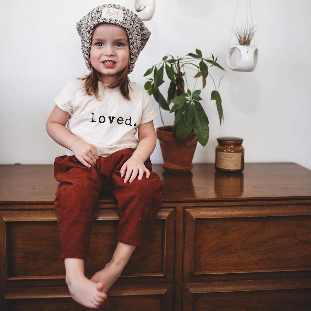 Loved Organic Cotton Kids T-Shirt – Short Sleeve, 2T–6Y