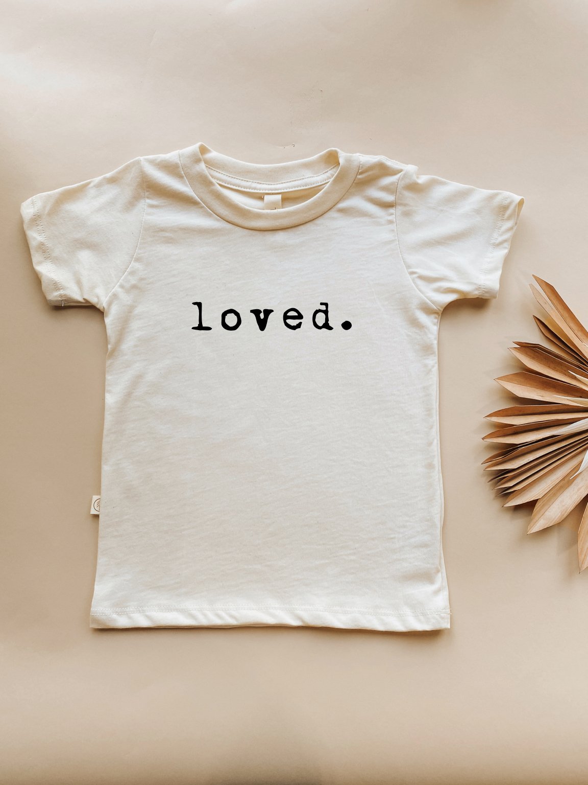 Loved Organic Cotton Kids T-Shirt – Short Sleeve, 2T–6Y