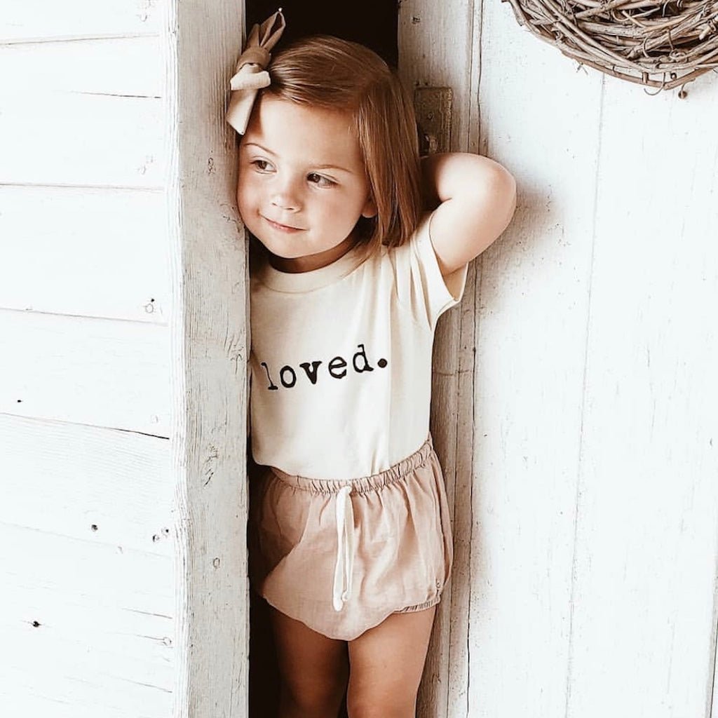 Loved Organic Cotton Kids T-Shirt – Short Sleeve, 2T–6Y