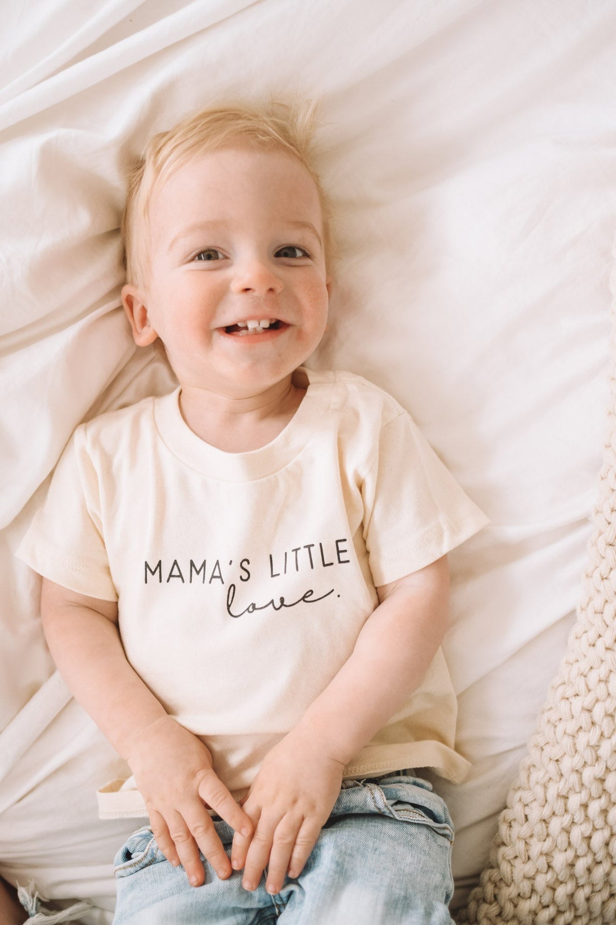 Mama’s Little Love Organic Cotton Kids T-Shirt – Short Sleeve, 2T–6T