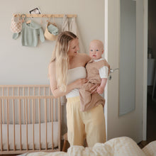 Load image into Gallery viewer, Mushie Organic Muslin Cotton Baby Sleep Bag | Lightweight Sustainable Sleep Sack

