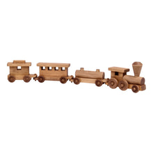 Load image into Gallery viewer, Wooden Toy Train Play Set, 24&quot; Long, Kid-Safe Finish, Amish-Made
