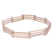 Load image into Gallery viewer, Wooden Folding Corral Fence Toy, Amish-Made, Unfinished Wood
