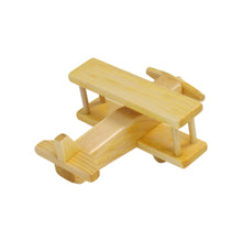 Load image into Gallery viewer, Wooden Toy Airplane With Spinning Propellor, Kid-Safe Finish
