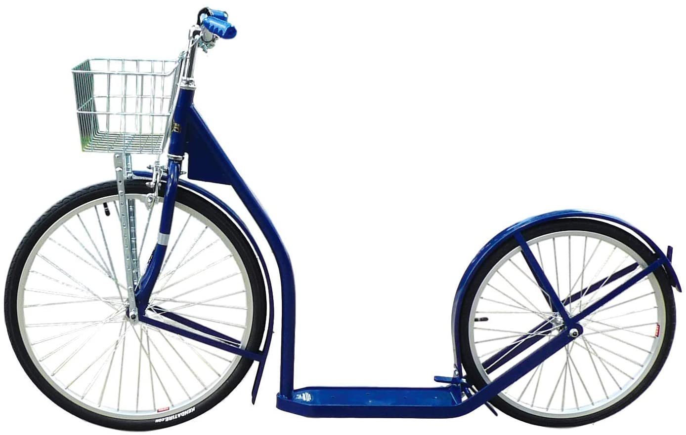 Amish-Made Deluxe Kick Scooter Bike, 24" Front Wheel 20" Rear Wheel, Adult-Size