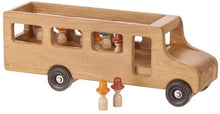 Load image into Gallery viewer, Amish-Made Wooden School Bus Toy, Child Safe Finish
