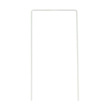 Load image into Gallery viewer, Set of 9 White Croquet Wickets, Sturdy 7 Gauge Square Hoops
