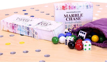 Load image into Gallery viewer, Wooden Marble Chase Game Set - Double-Sided 23&quot; Wide Board
