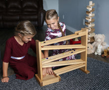 Load image into Gallery viewer, Wooden Marble Roller Racetrack Toy - Child-Safe Finish
