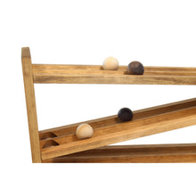 Load image into Gallery viewer, Wooden Ball Roller Racetrack Toy, Amish-Made, with 8 Wooden Balls
