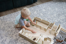 Load image into Gallery viewer, Amish-Made Wooden Folding Stock Yard Farm Toy, Unfinished
