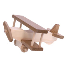 Load image into Gallery viewer, Wooden Toy Airplane With Spinning Propellor, Kid-Safe Finish
