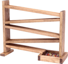 Load image into Gallery viewer, Wooden Marble Roller Racetrack Toy - Child-Safe Finish
