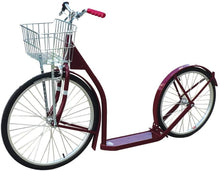 Load image into Gallery viewer, Amish-Made Deluxe Kick Scooter Bike, 24&quot; Front Wheel 20&quot; Rear Wheel, Adult-Size
