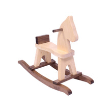 Load image into Gallery viewer, Wooden Rocking Horse Toddler Toy, Amish-Made, Child-Safe Finish
