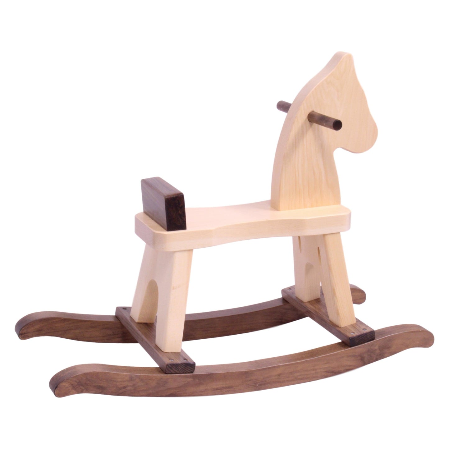 Wooden Rocking Horse Toddler Toy, Amish-Made, Child-Safe Finish