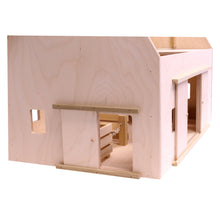Load image into Gallery viewer, Amish-Made Large Wooden Hip-Roof Barn Toy, Unfinished

